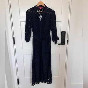 Gently worn Lilly Pulitzer Amrita Eyelet Midi Dress!